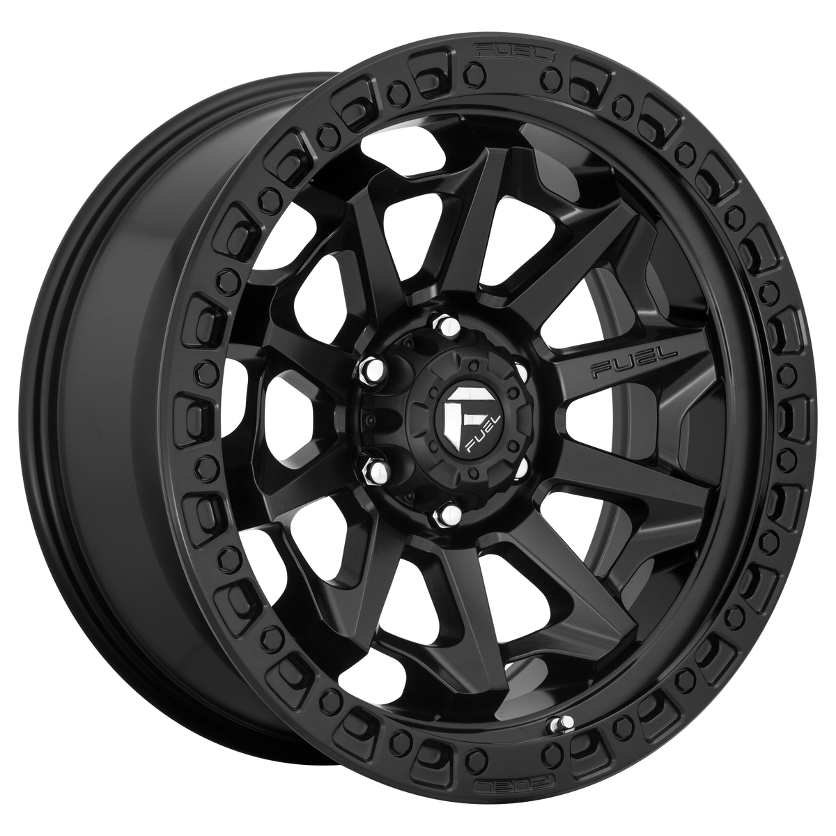 Fuel 1PC D694 COVERT – 20X9 – 6X139.7 – 20 mm – MATTE BLACK