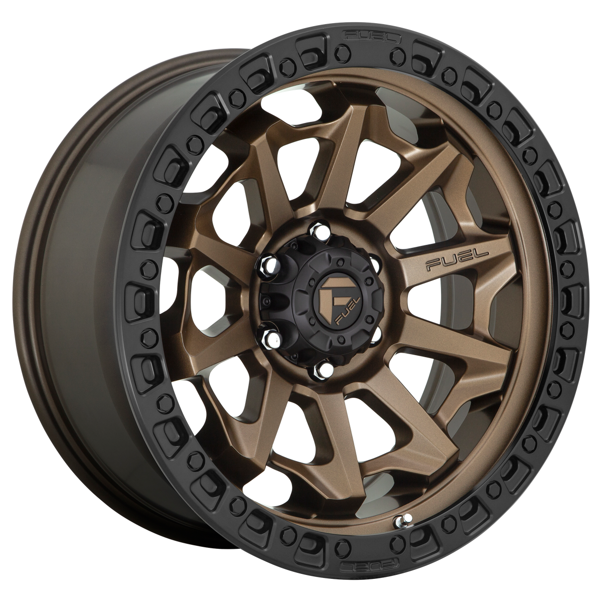Fuel 1PC D696 COVERT – 17X9 – 8X170 – 1 mm – MATTE BRONZE BLACK BEAD RING