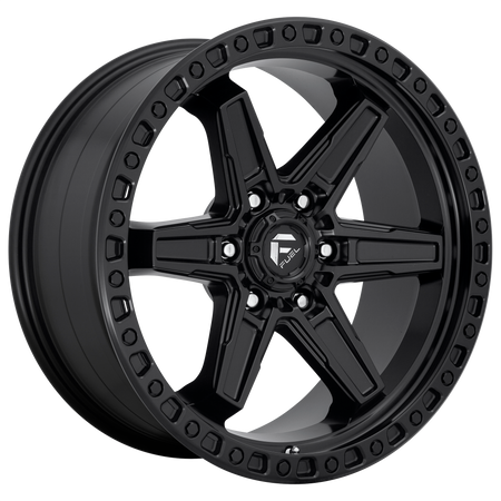 Fuel 1PC D697 KICKER – 17X9 – 6X139.7 – 1 mm – MATTE BLACK