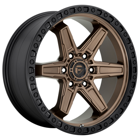 Fuel 1PC D699 KICKER – 17X9 – 6X114.3 – 12 mm – MATTE BRONZE BLACK BEAD RING