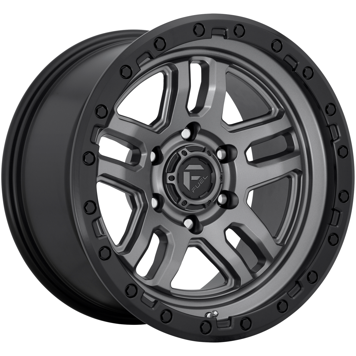Fuel 1PC D701 AMMO – 17X9 – 5X127 – 1 mm – MATTE GUNMETAL BLACK BEAD RING