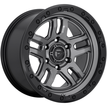 Fuel 1PC D701 AMMO – 18X9 – 6X139.7 – 20 mm – MATTE GUNMETAL BLACK BEAD RING