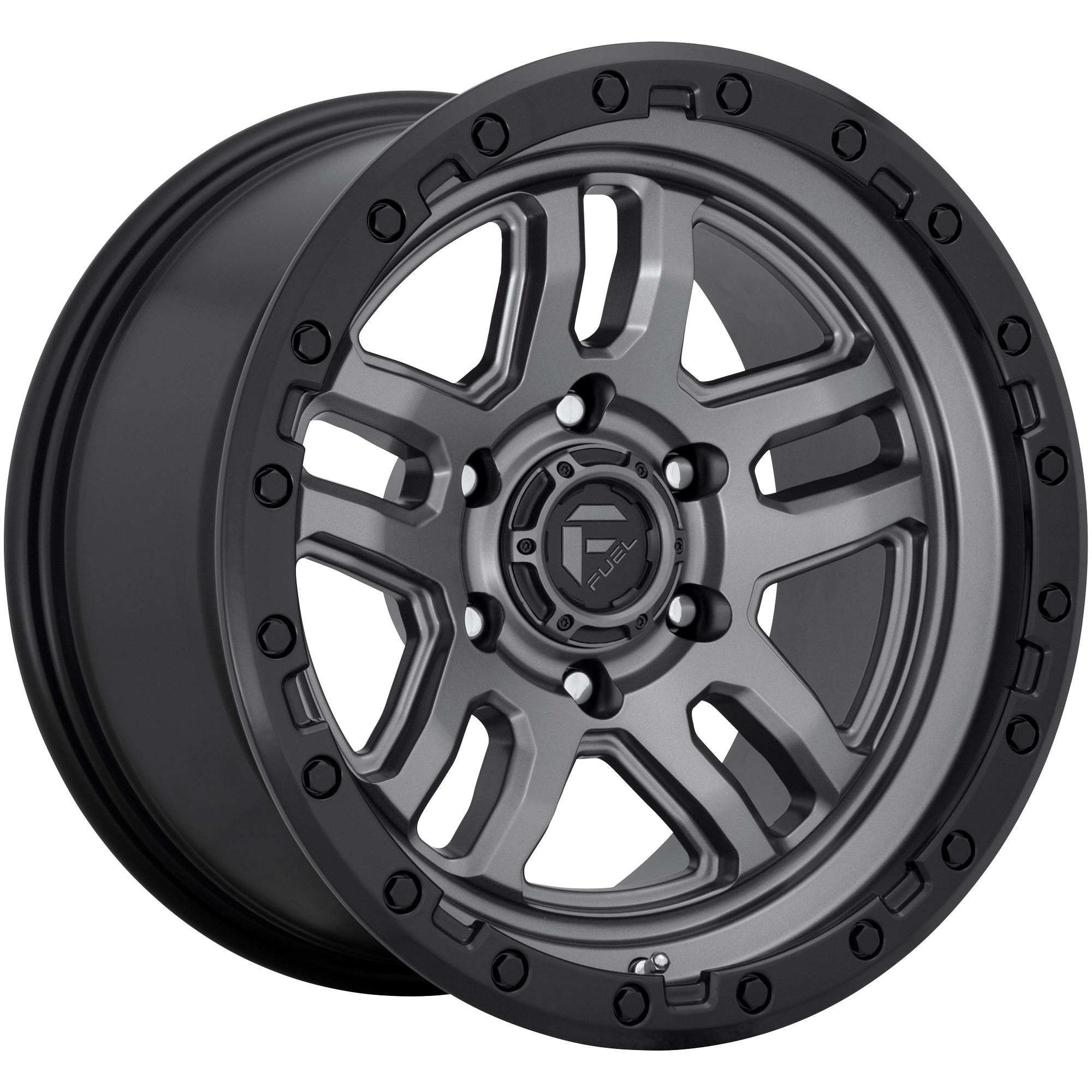 Fuel 1PC D701 AMMO – 20X9 – 6X139.7 – 20 mm – MATTE GUNMETAL BLACK BEAD RING