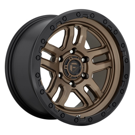 Fuel 1PC D702 AMMO – 17X9 – 5X127 – 1 mm – MATTE BRONZE BLACK BEAD RING
