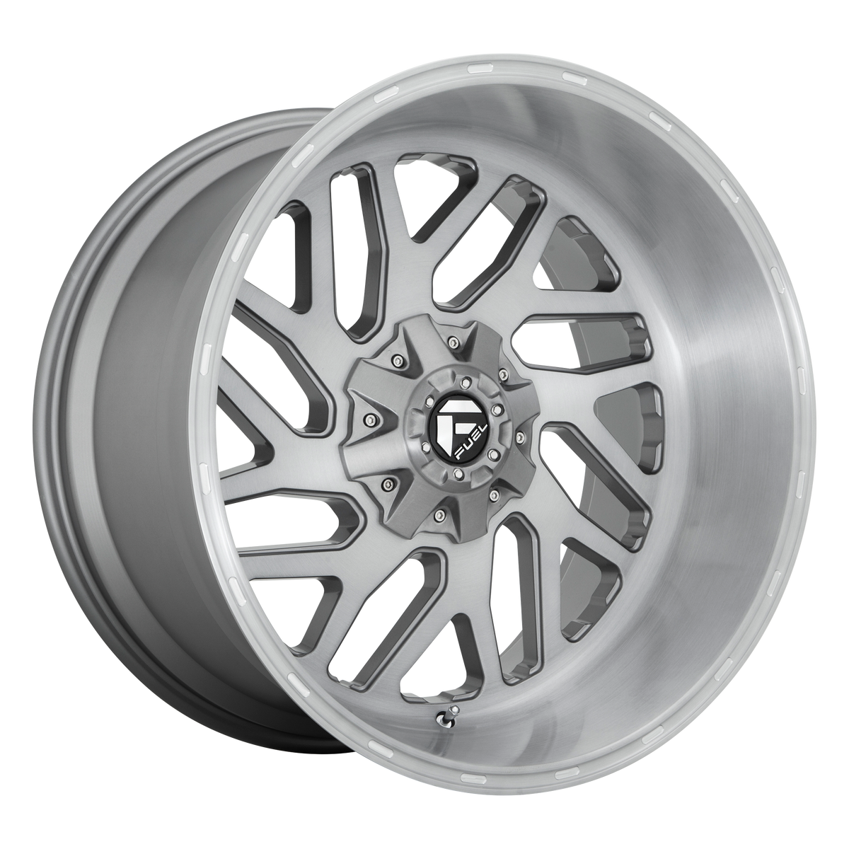 Fuel 1PC D715 TRITON PLATINUM – 22X10 – 5X114.3/5X127 – -18 mm – BRUSHED GUN METAL TINTED CLEAR