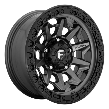 Fuel 1PC D716 COVERT – 17X8.5 – 6X114.3 – 14 mm – MATTE GUNMETAL BLACK BEAD RING