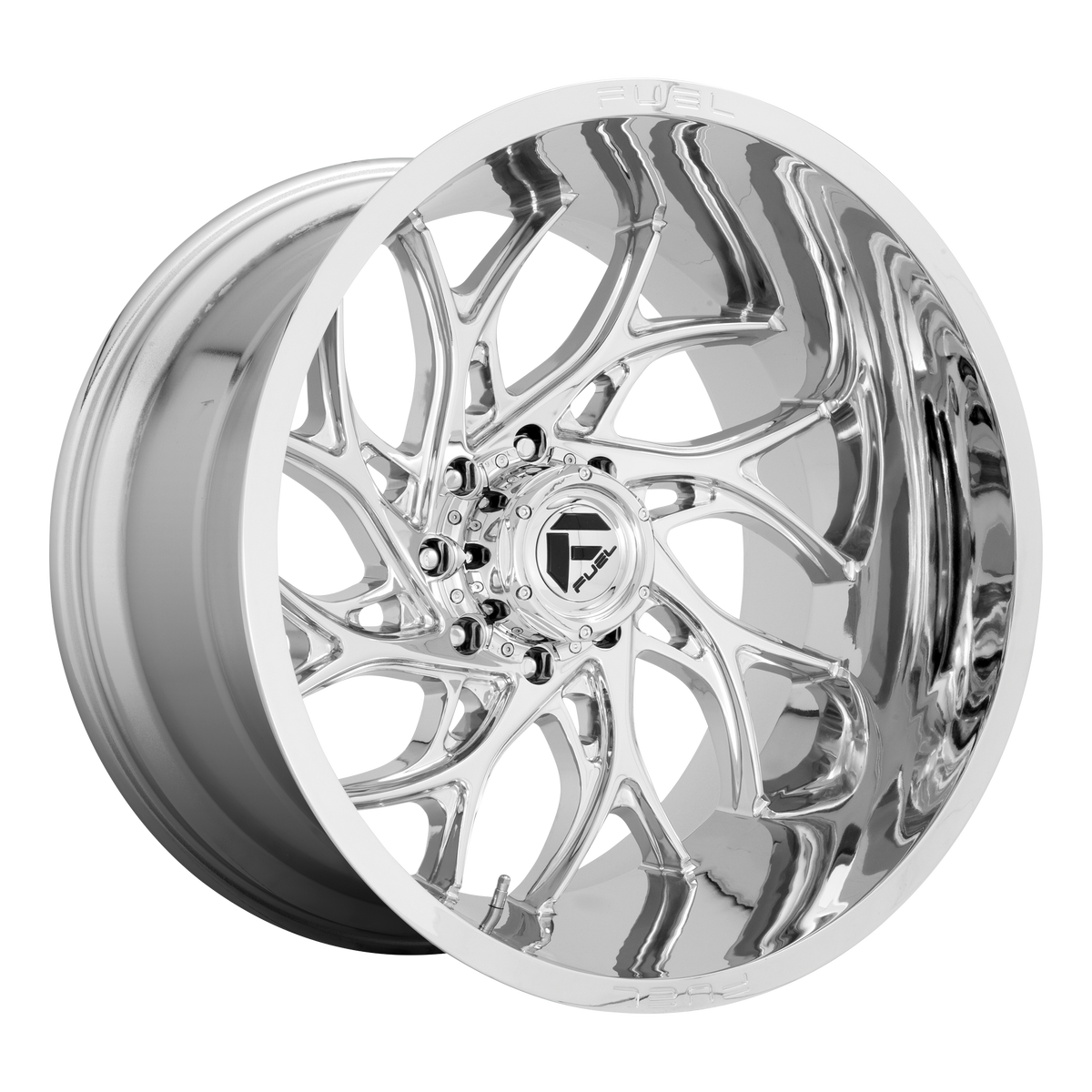 Fuel 1PC D740 RUNNER – 20X10 – 8X165.1 – -18 mm – CHROME