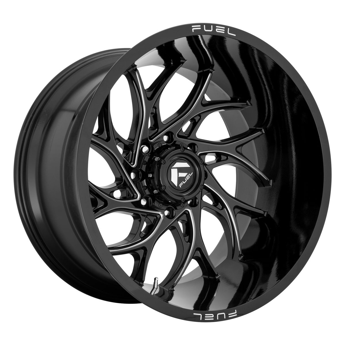 Fuel 1PC D741 RUNNER – 22X10 – 8X165.1 – -18 mm – GLOSS BLACK MILLED