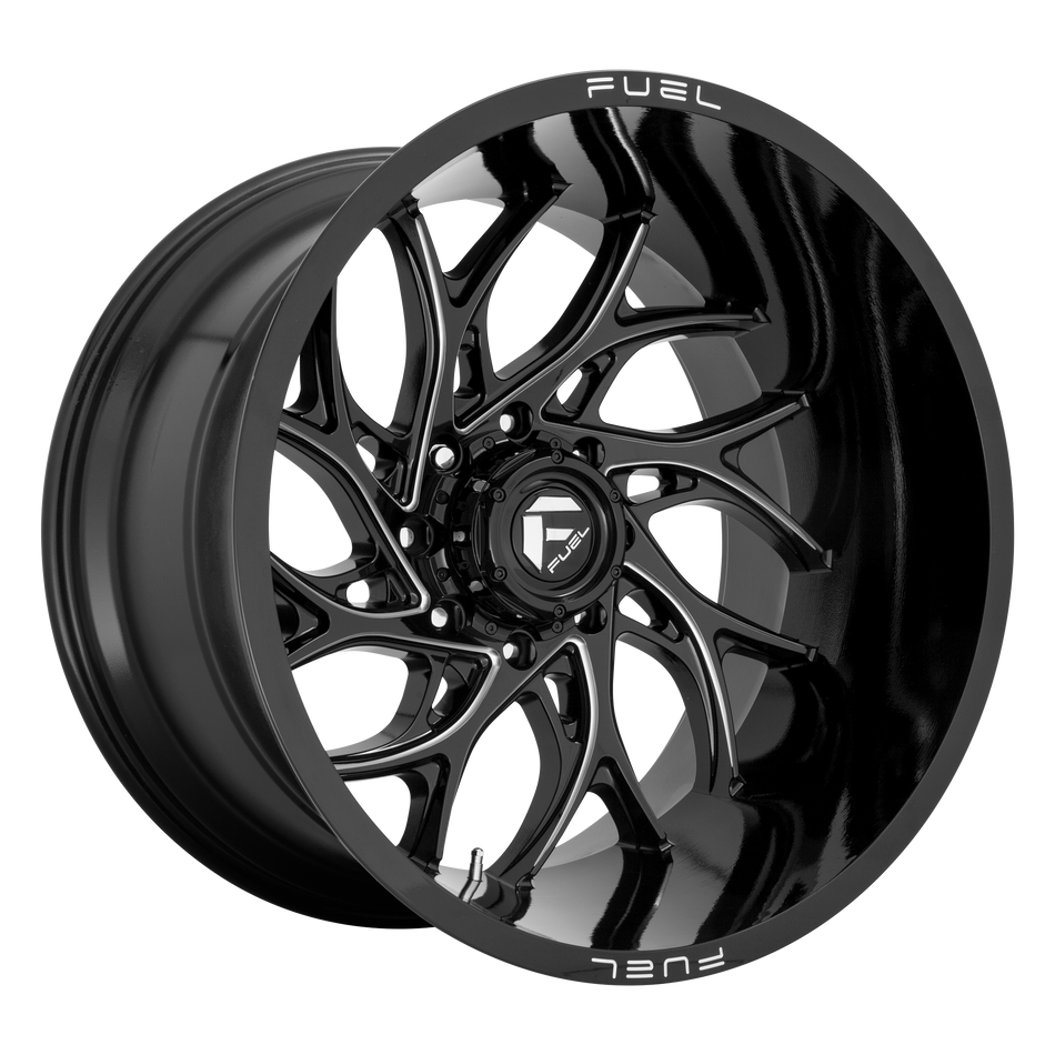 Fuel UTV D741 RUNNER UTV – 18X7 – 4X156 – 13 mm – GLOSS BLACK MILLED
