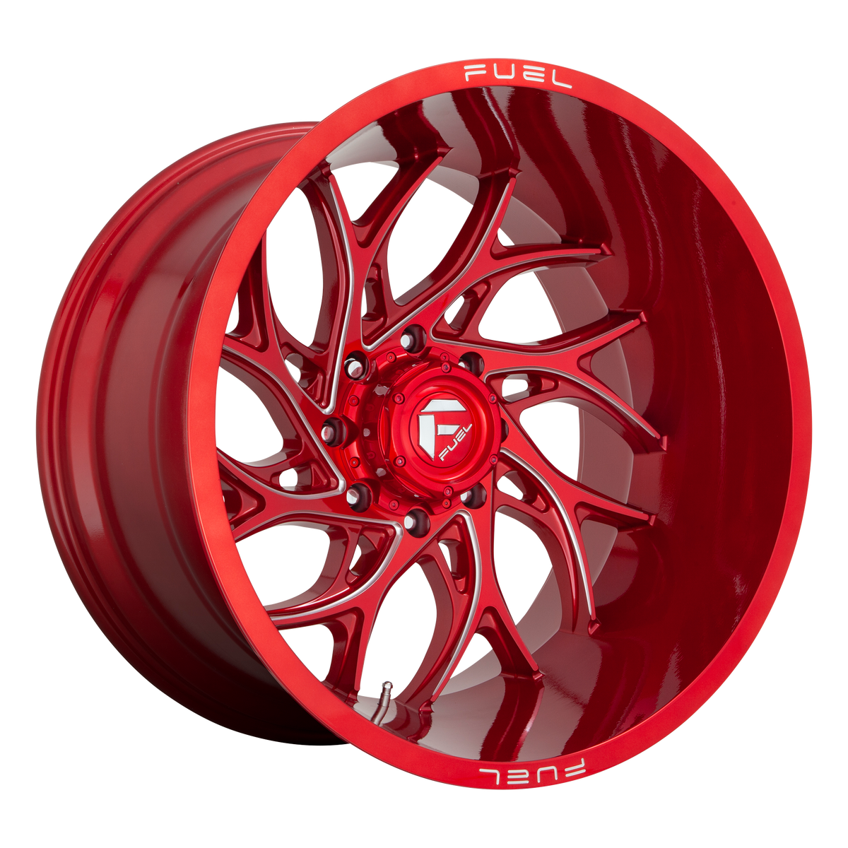 Fuel 1PC D742 RUNNER – 22X8.25 – 8X210 – -220 mm – CANDY RED MILLED