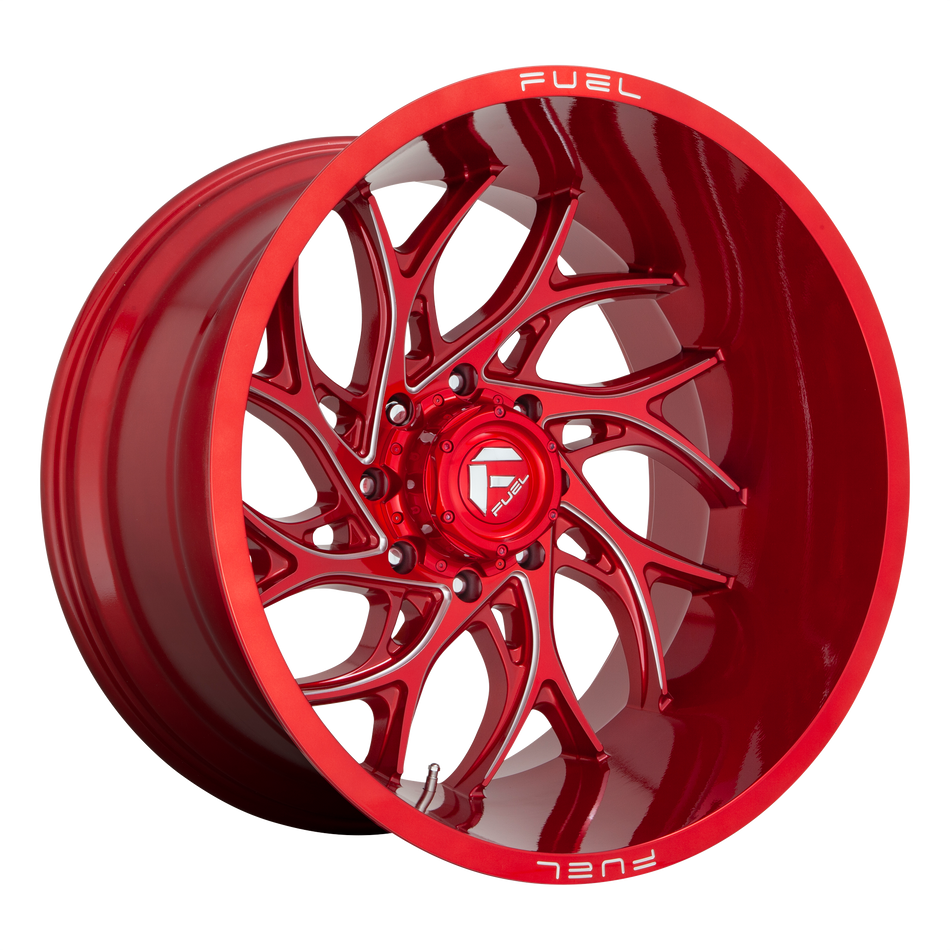 Fuel 1PC D742 RUNNER – 22X8.25 – 8X210 – -246 mm – CANDY RED MILLED