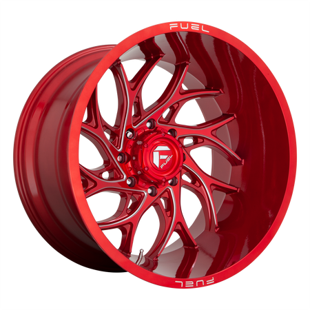 Fuel 1PC D742 RUNNER – 20X8.25 – 8X165.1 – -240 mm – CANDY RED MILLED