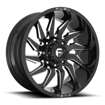 Fuel 1PC D744 SABER – 20X10 – 5X127 – -18 mm – GLOSS BLACK MILLED