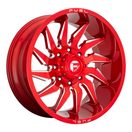 Fuel 1PC D745 SABER – 22X12 – 6X139.7 – -44 mm – CANDY RED MILLED