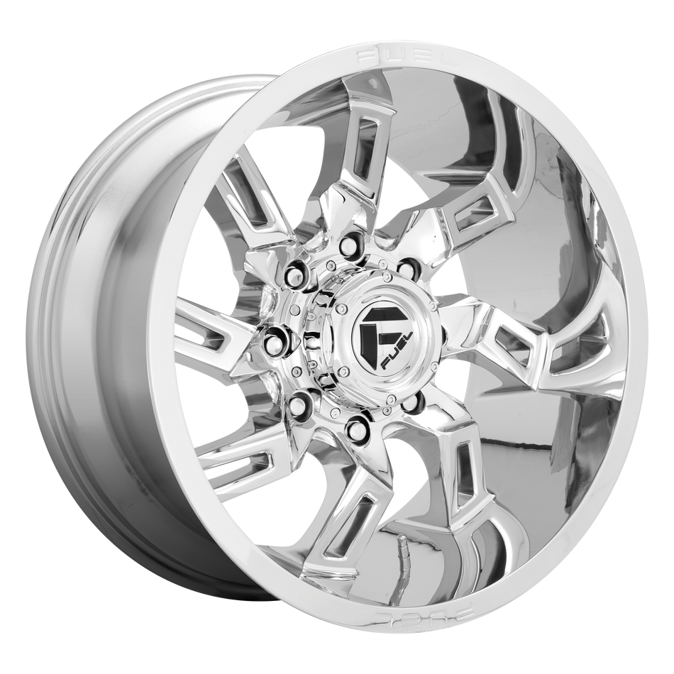 Fuel 1PC D746 LOCKDOWN – 20X10 – 8X165.1 – -18 mm – CHROME