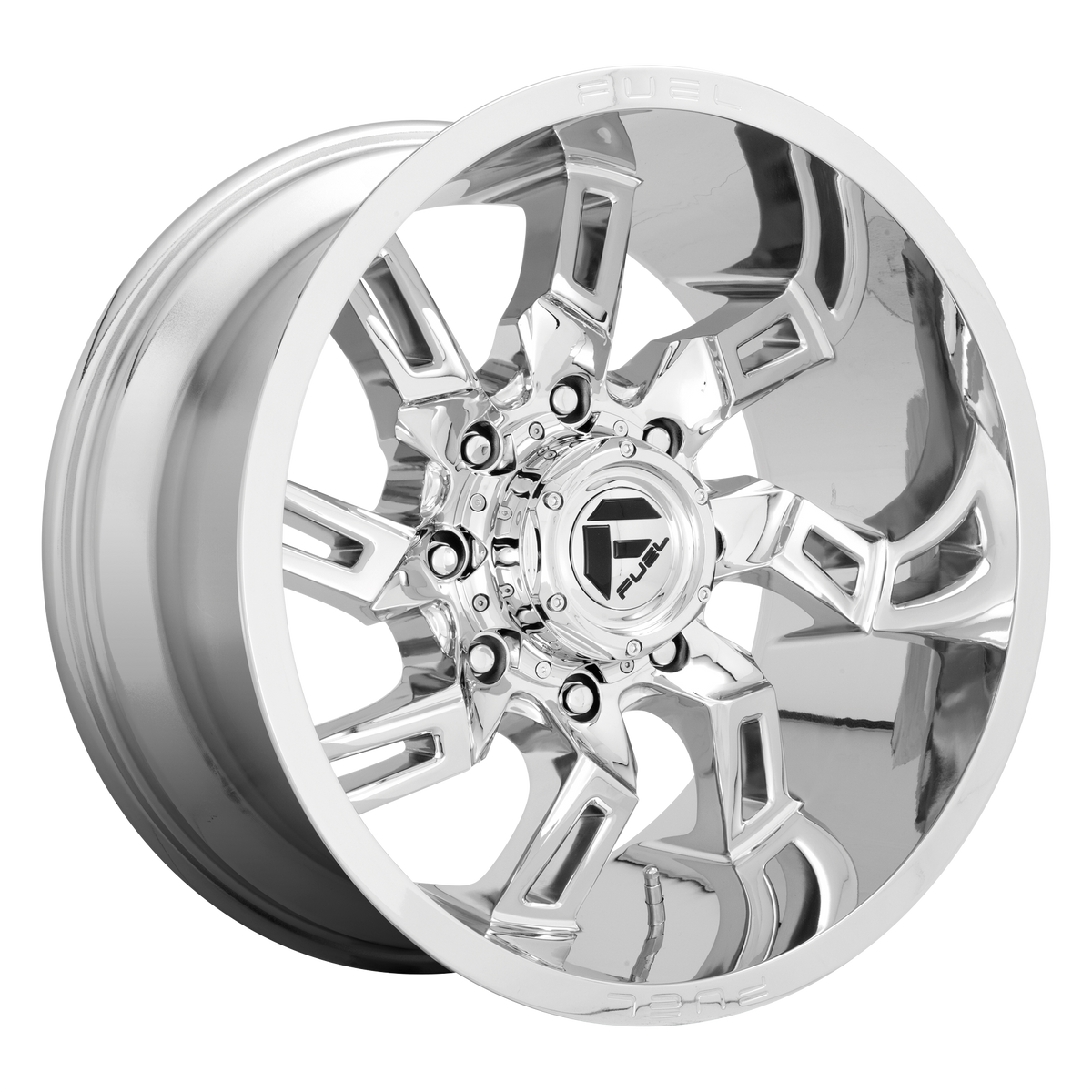 Fuel 1PC D746 LOCKDOWN – 20X10 – 6X139.7 – -18 mm – CHROME
