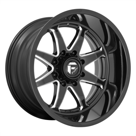 Fuel 1PC D749 HAMMER – 20X10 – 5X127 – -18 mm – GLOSS BLACK MILLED