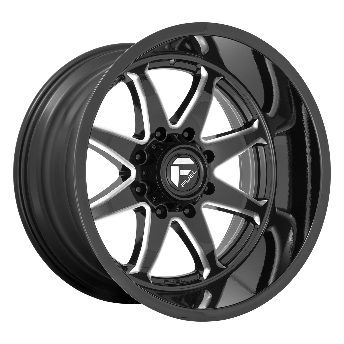 Fuel 1PC D749 HAMMER – 20X10 – 8X180 – -18 mm – GLOSS BLACK MILLED