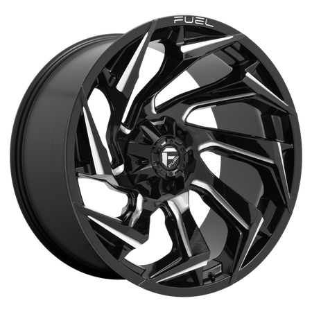 Fuel UTV D753 REACTION UTV – 18X7 – 4X156 – 13 mm – GLOSS BLACK MILLED