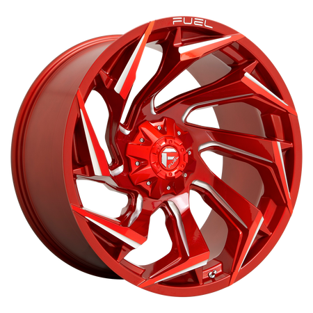 Fuel 1PC D754 REACTION – 20X9 – 5X139.7/5X150 – 1 mm – CANDY RED MILLED
