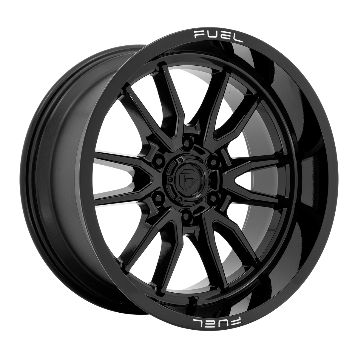 Fuel 1PC D760 CLASH – 20X10 – 6X135 – -18 mm – GLOSS BLACK