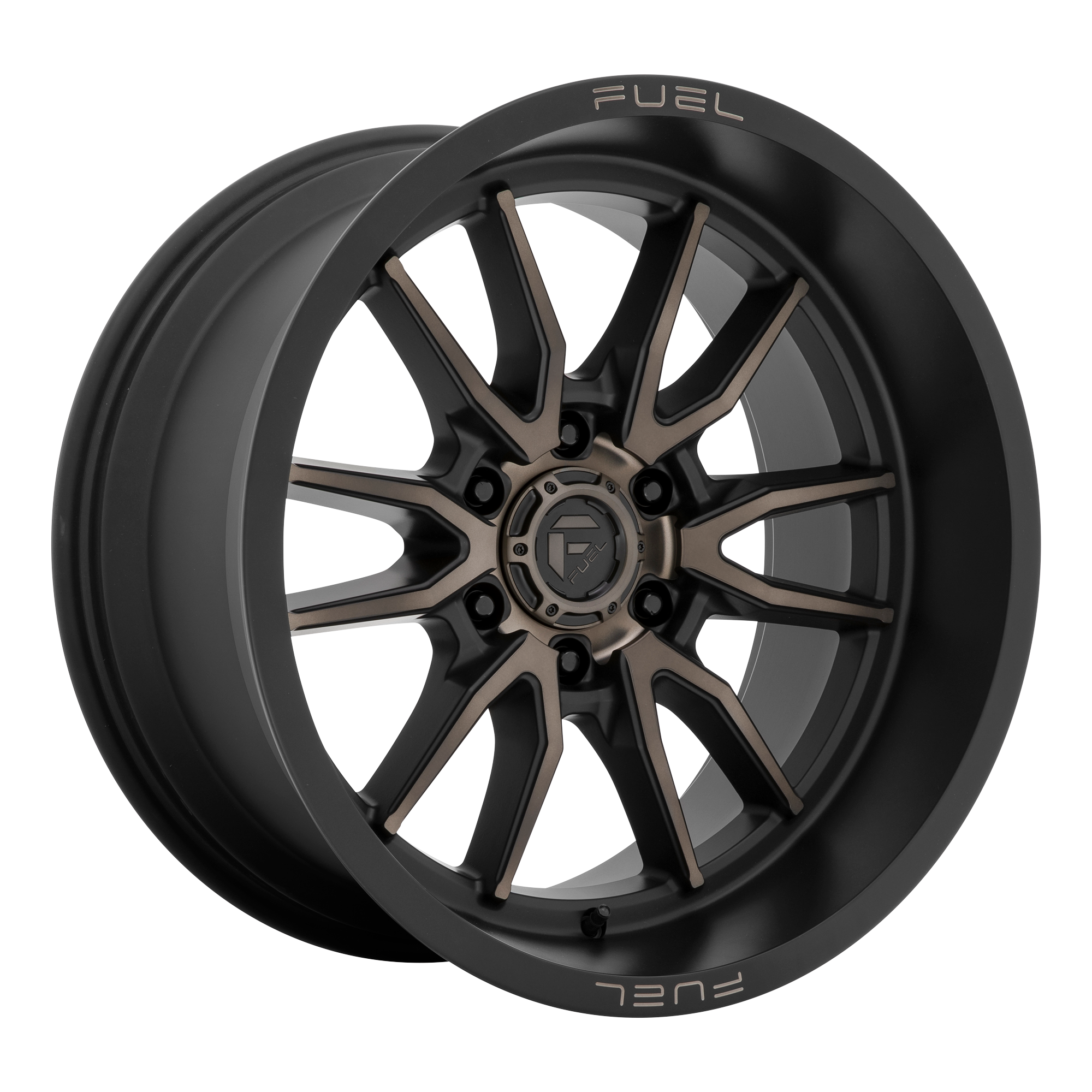 Fuel 1PC D762 CLASH – 17X9 – 6X139.7 – -12 mm – MATTE BLACK DOUBLE DARK TINT