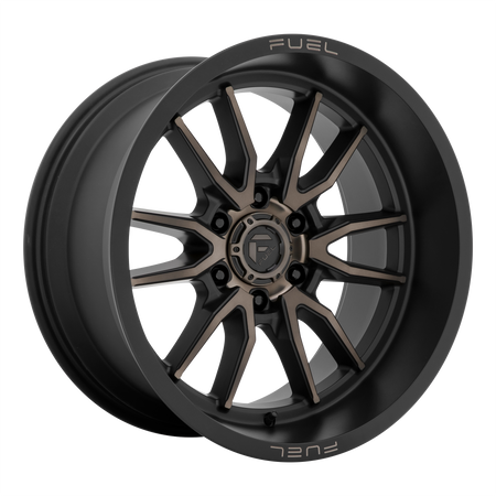 Fuel 1PC D762 CLASH – 17X9 – 6X139.7 – -12 mm – MATTE BLACK DOUBLE DARK TINT