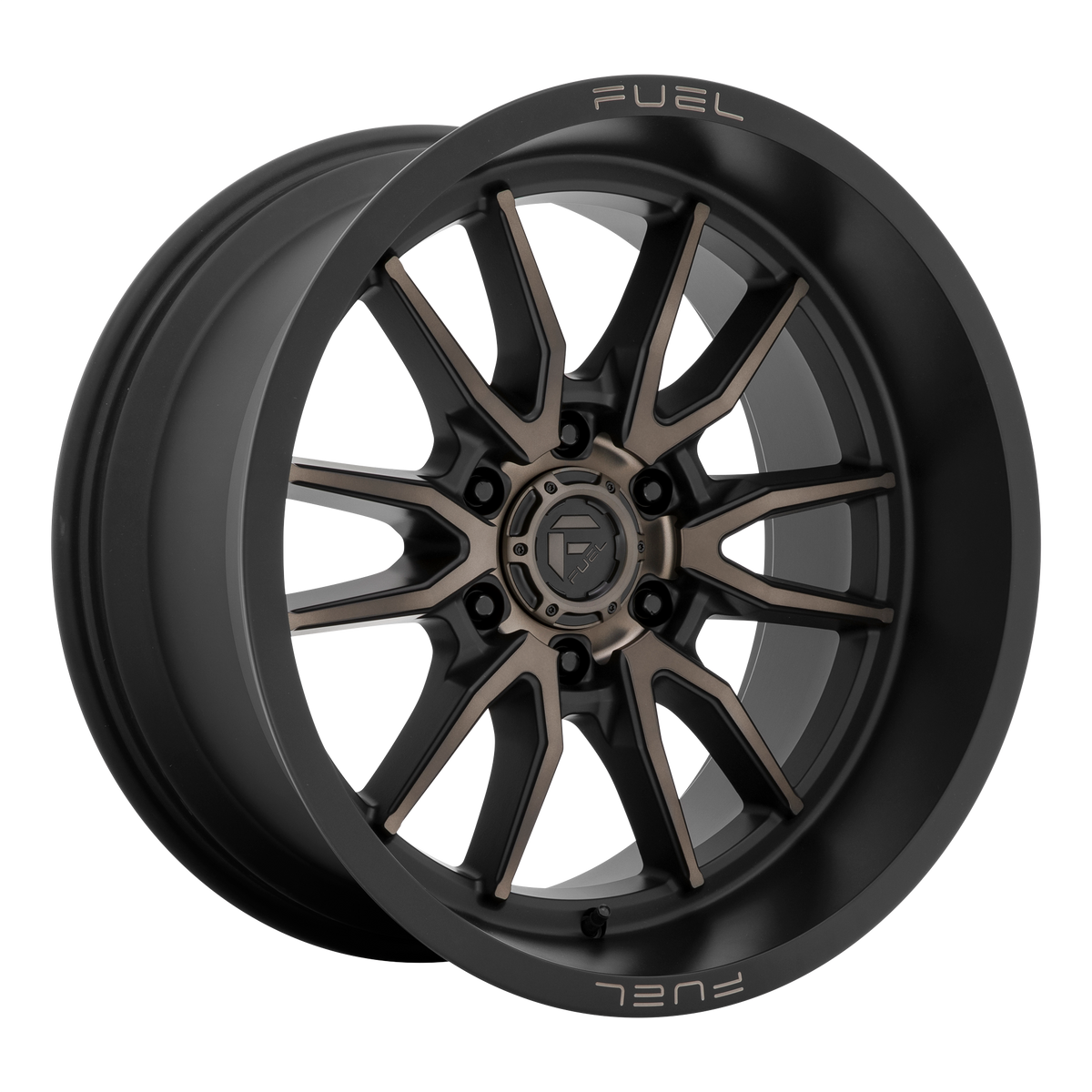 Fuel 1PC D762 CLASH – 20X9 – 8X180 – 20 mm – MATTE BLACK DOUBLE DARK TINT