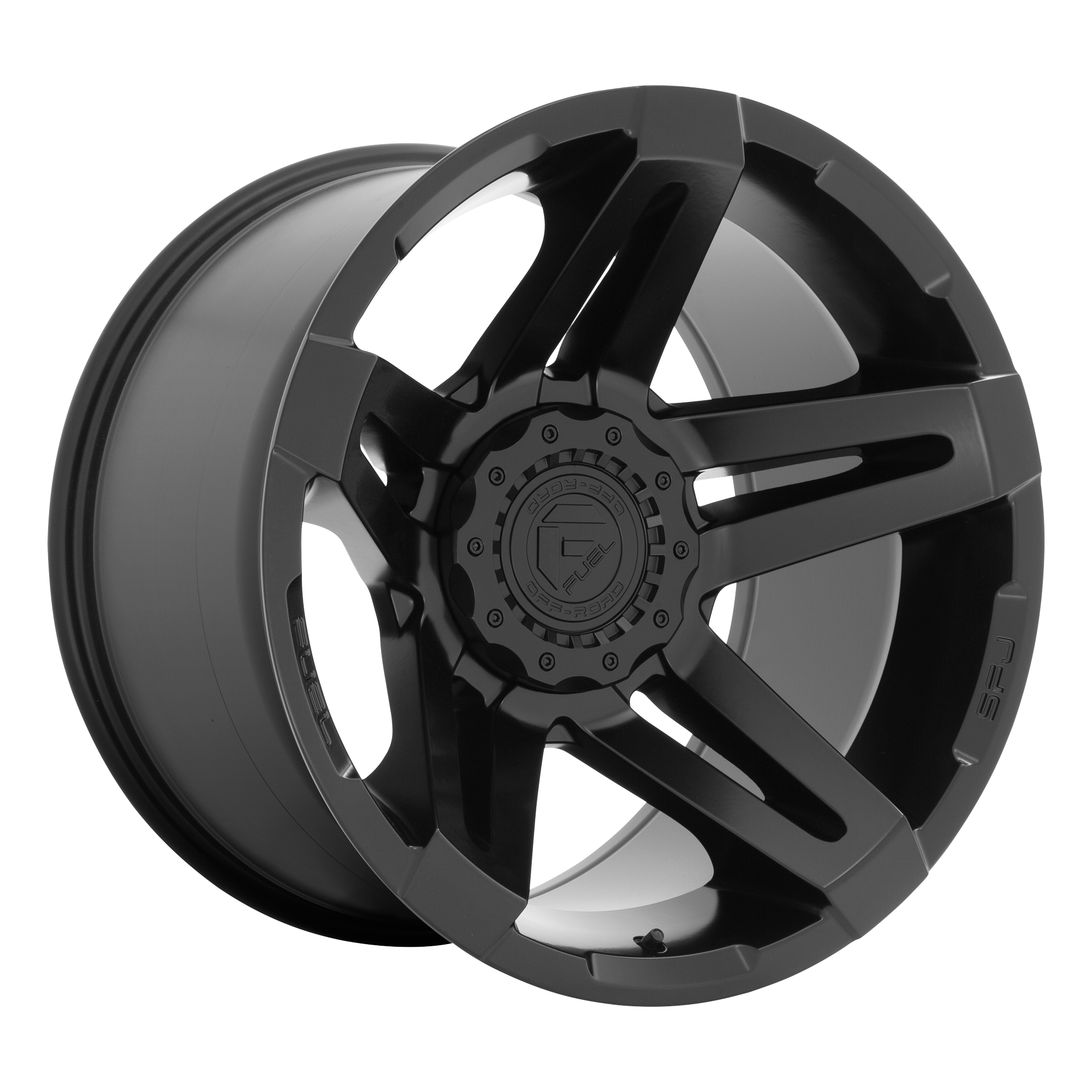 Fuel 1PC D763 SFJ – 20X12 – 5X114.3/5X127 – -44 mm – MATTE BLACK