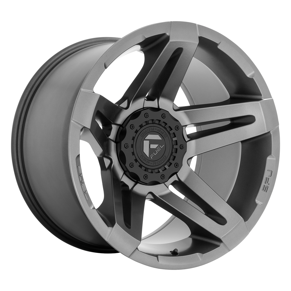 Fuel 1PC D764 SFJ – 20X12 – 5X114.3/5X127 – -44 mm – MATTE GUNMETAL