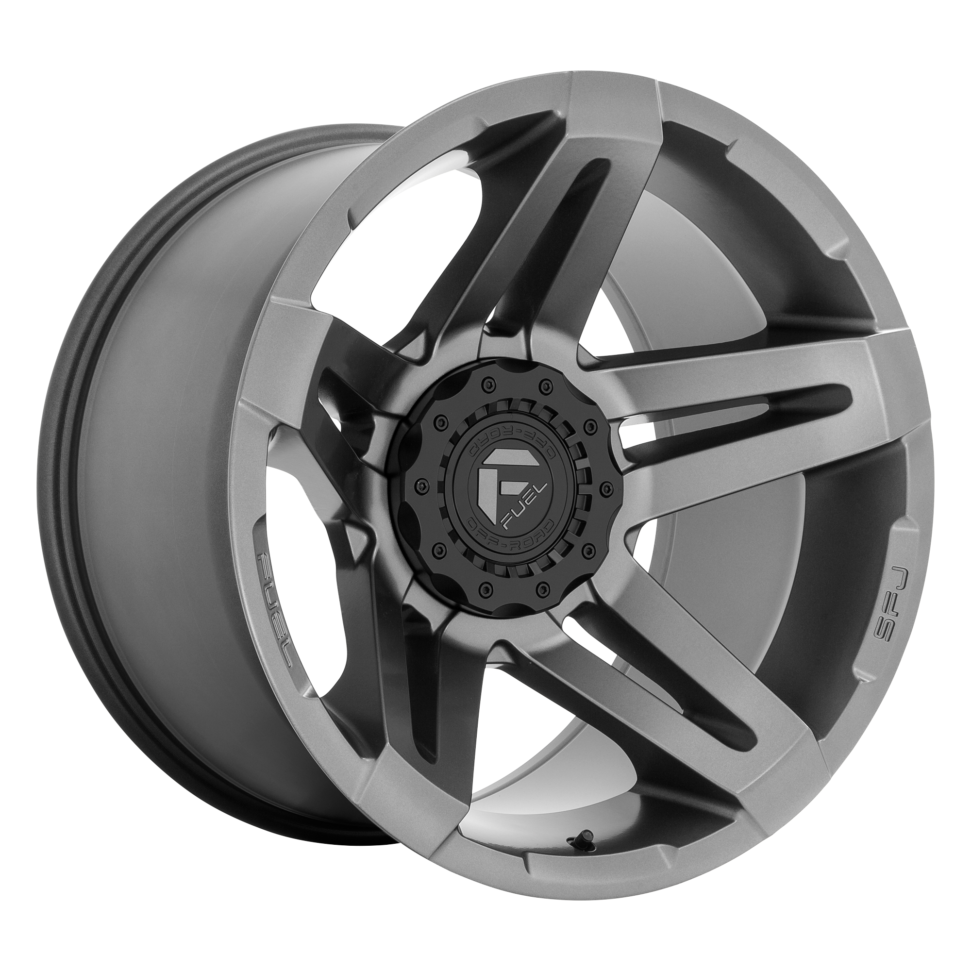Fuel 1PC D764 SFJ – 20X12 – 5X114.3/5X127 – -44 mm – MATTE GUNMETAL