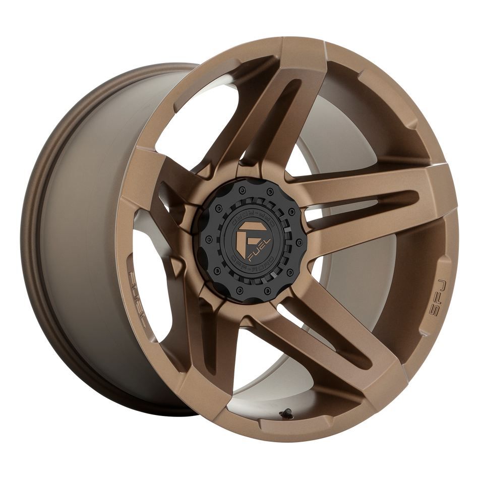 Fuel 1PC D765 SFJ – 20X12 – 5X114.3/5X127 – -44 mm – MATTE BRONZE
