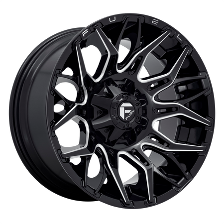 Fuel 1PC D769 TWITCH – 22X10 – 6X135/6X139.7 – -18 mm – GLOSSY BLACK MILLED