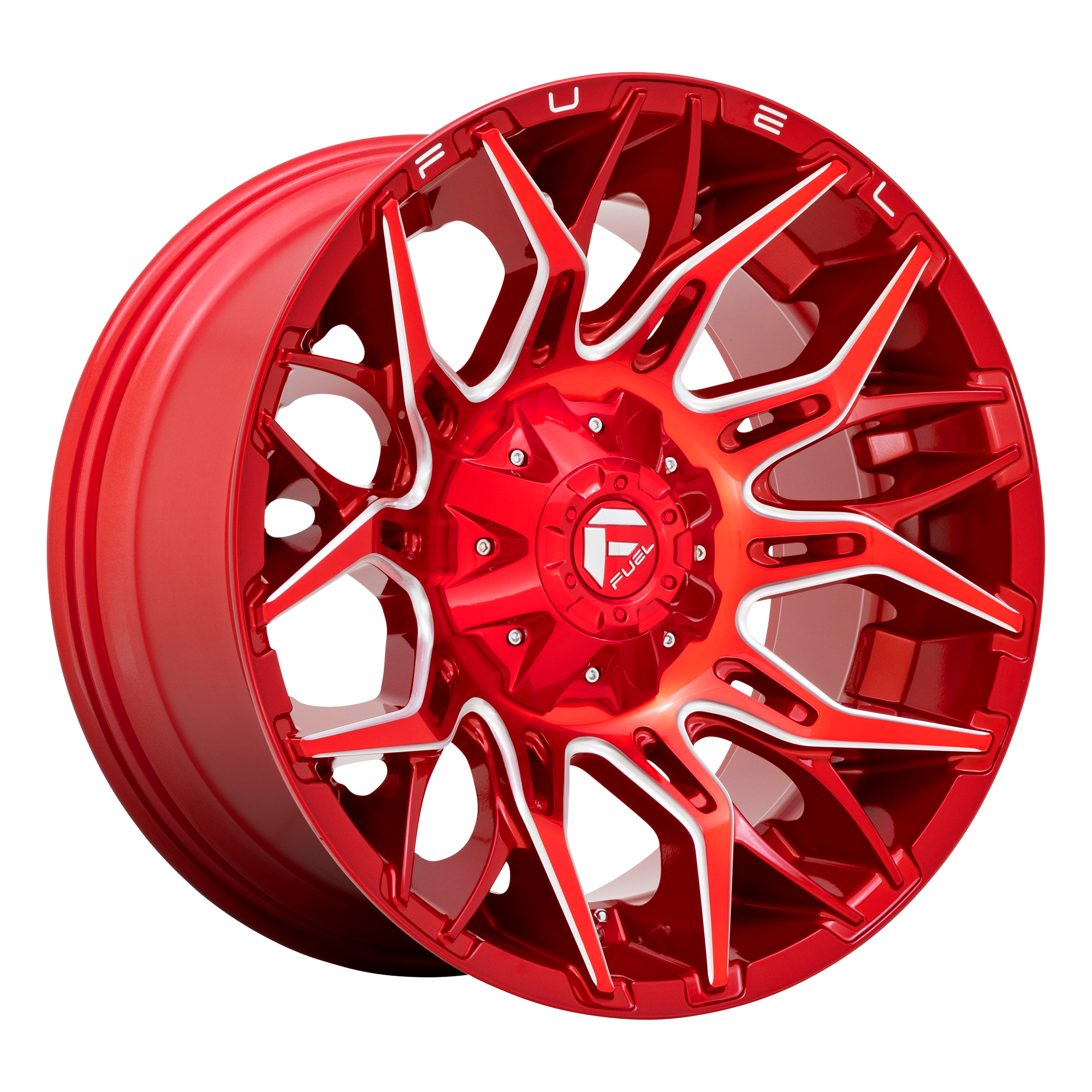 Fuel 1PC D771 TWITCH – 22X12 – 8X170 – -44 mm – CANDY RED MILLED