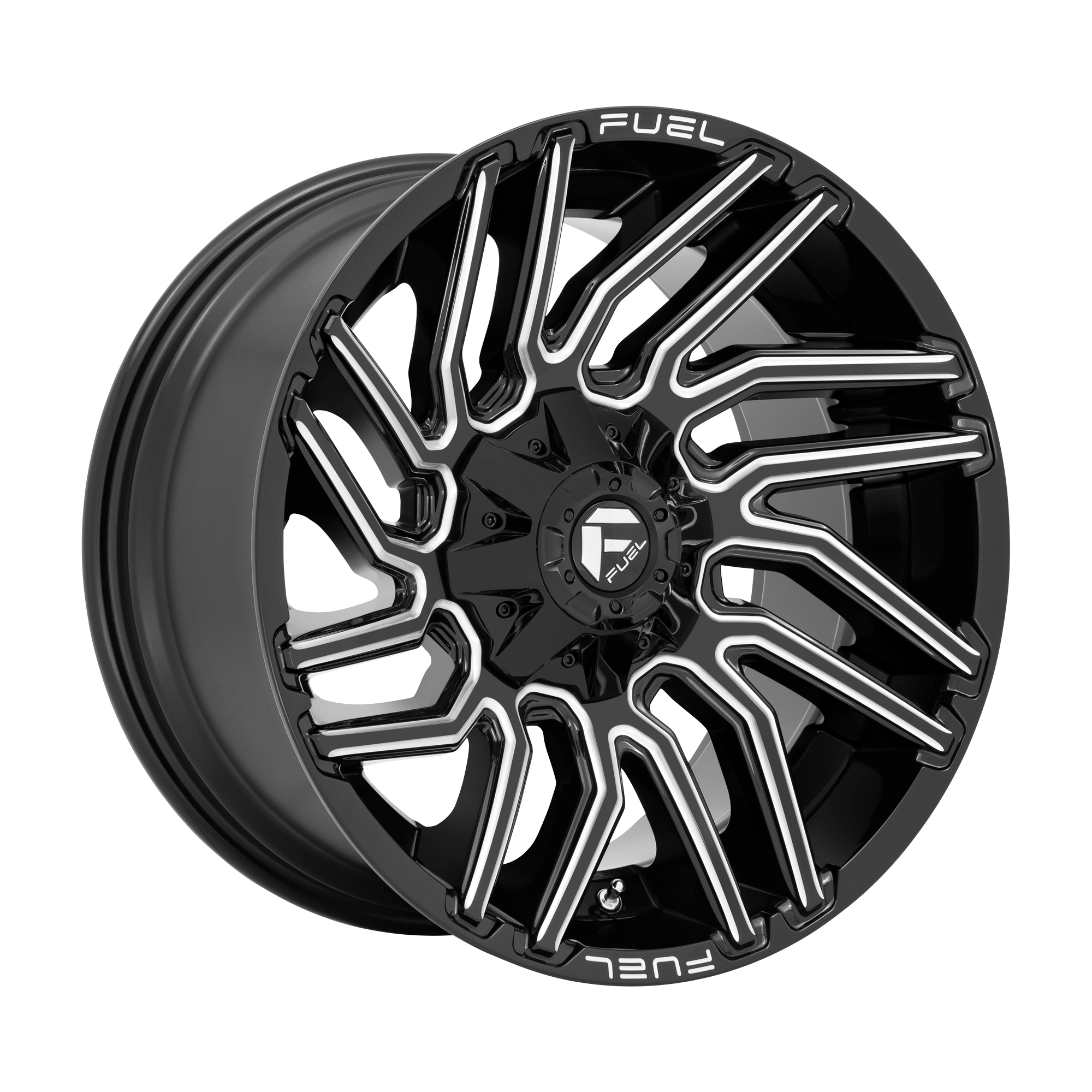 Fuel 1PC D773 TYPHOON – 22X10 – 6X135/6X139.7 – -18 mm – GLOSS BLACK MILLED