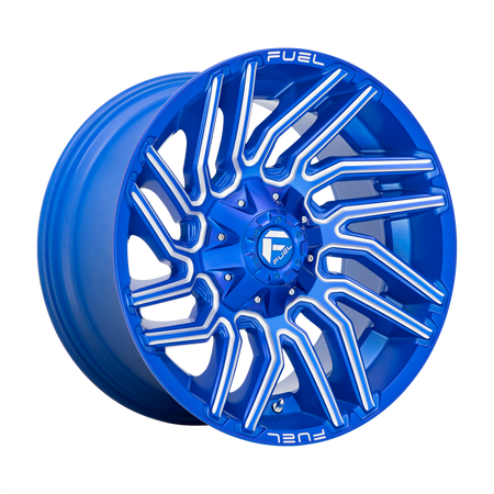 Fuel 1PC D774 TYPHOON – 20X10 – 5X114.3/5X127 – -18 mm – ANODIZED BLUE MILLED