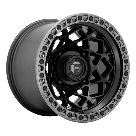Fuel UTV D783 UNIT UTV – 15X7 – 4X137 – 10 mm – MATTE BLACK W/ GUNMETAL RING