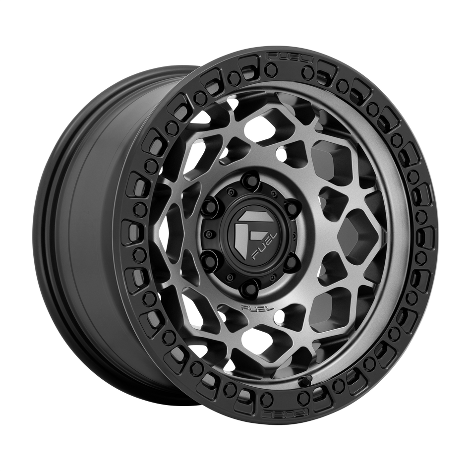 Fuel UTV D784 UNIT UTV – 15X10 – 4X137 – 0 mm – GUNMETAL W/ MATTE BLACK RING