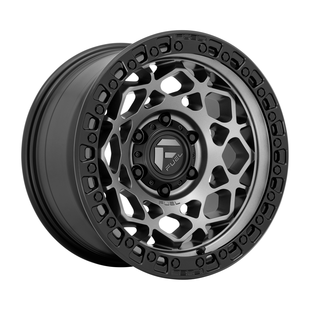 Fuel UTV D784 UNIT UTV – 15X10 – 4X156 – 0 mm – GUNMETAL W/ MATTE BLACK RING