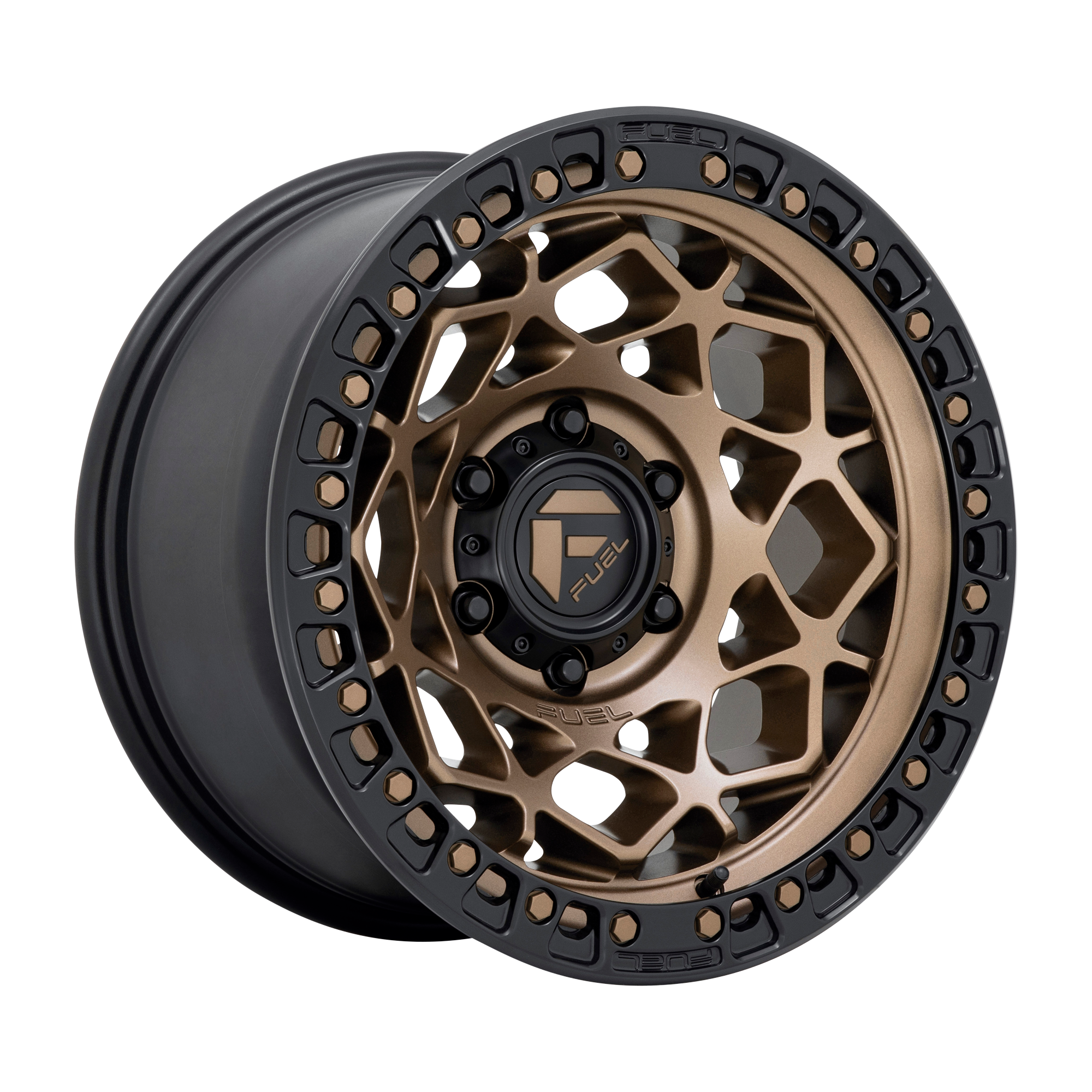 Fuel UTV D785 UNIT UTV – 15X7 – 4X137 – 10 mm – BRONZE W/ MATTE BLACK RING