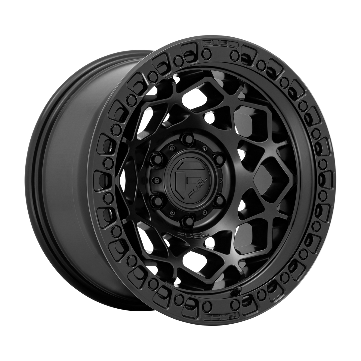 Fuel 1PC D786 UNIT – 17X9 – 5X127 – -12 mm – MATTE BLACK W/ M-BLACK RING