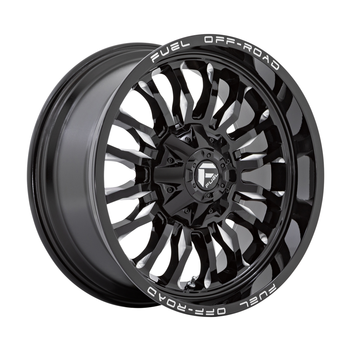 Fuel 1PC D795 ARC – 22X10 – 8X180 – -18 mm – GLOSS BLACK MILLED