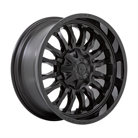 Fuel 1PC D796 ARC – 20X9 – 6X135/6X139.7 – 1 mm – MATTE BLACK W/ GLOSS BLACK LIP