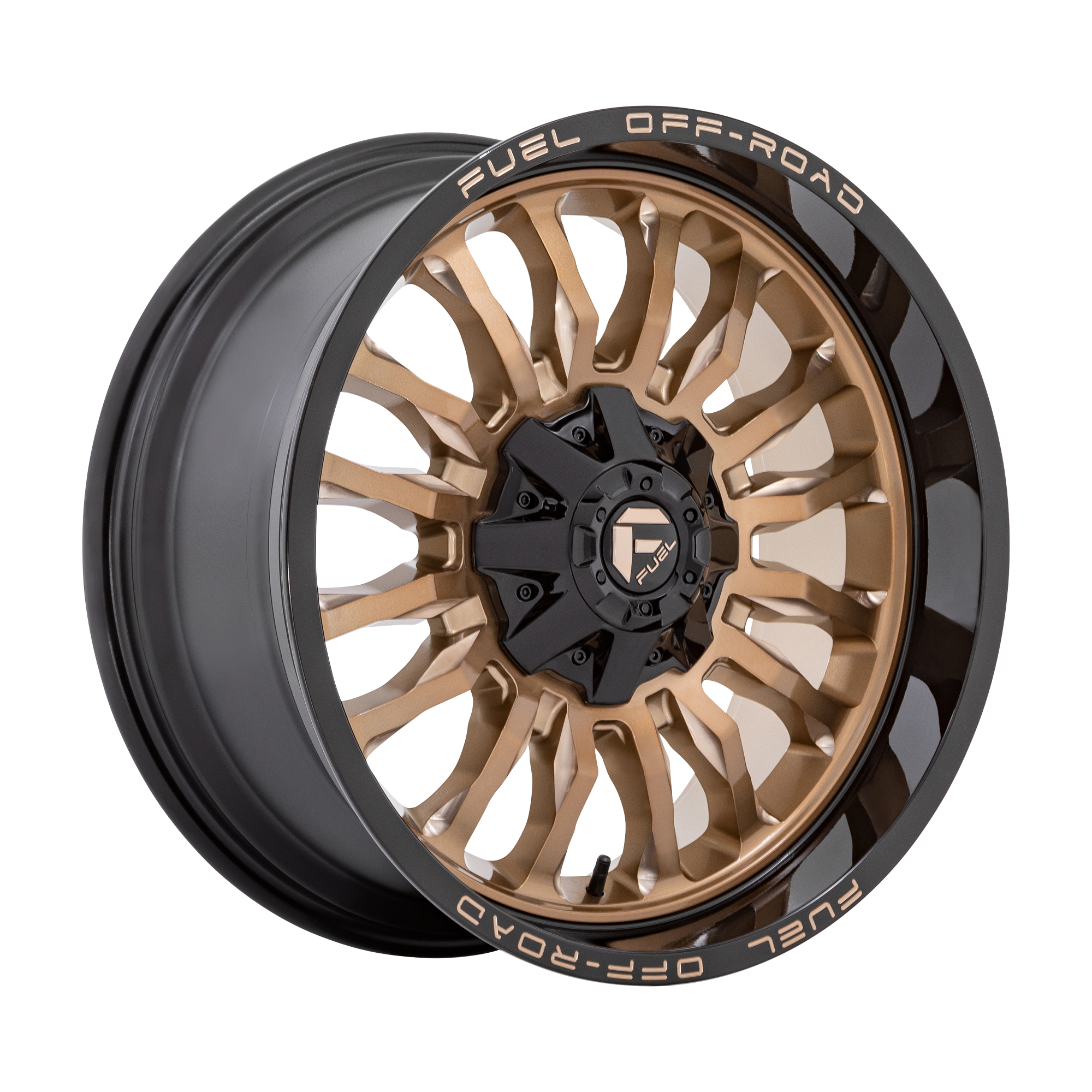 Fuel 1PC D797 ARC – 22X12 – 8X170 – -44 mm – PLATINUM BRONZE W/ BLACK LIP