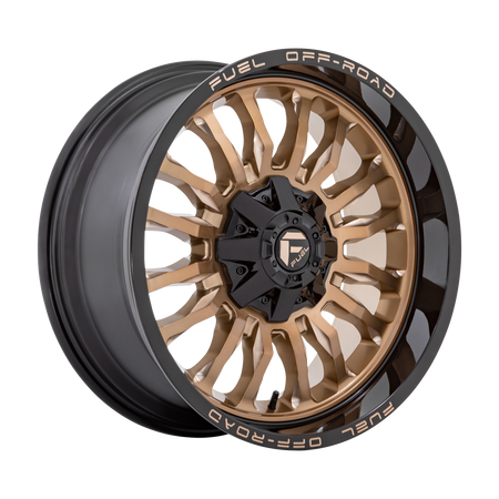 Fuel 1PC D797 ARC – 22X12 – 8X170 – -44 mm – PLATINUM BRONZE W/ BLACK LIP