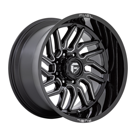 Fuel 1PC D807 HURRICANE – 20X9 – 6X135 – 20 mm – GLOSS BLACK MILLED
