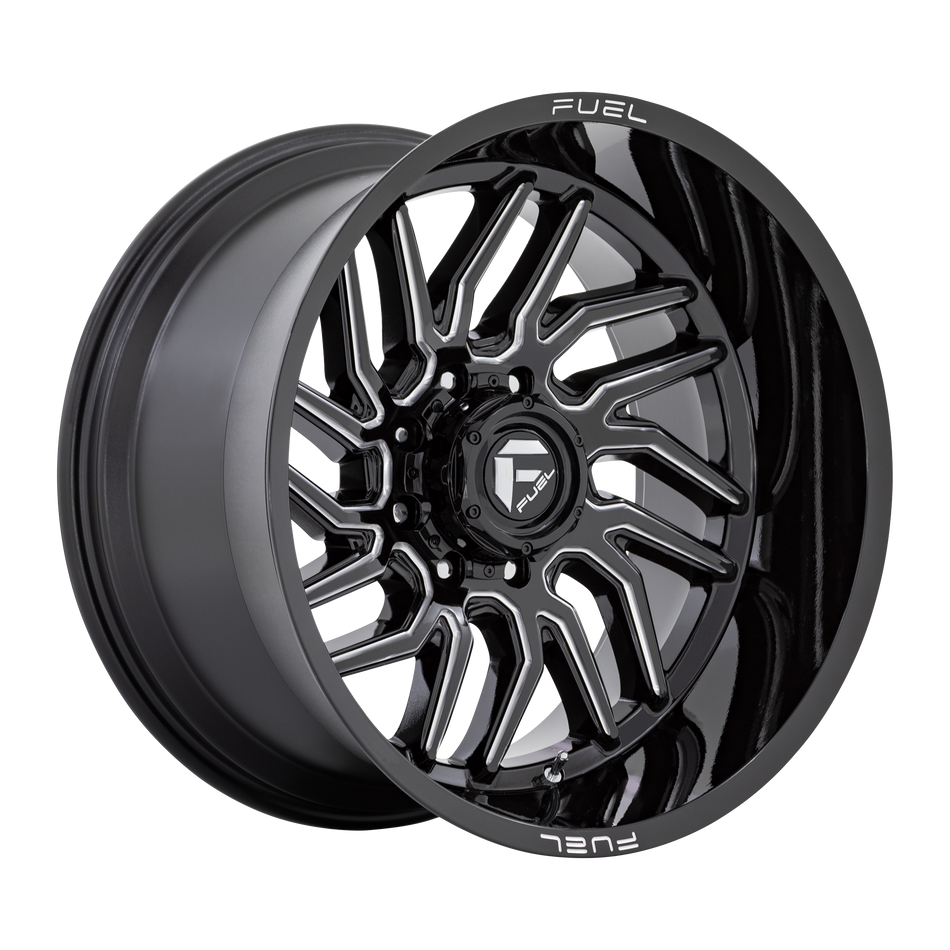 Fuel 1PC D807 HURRICANE – 20X10 – 5X127 – -18 mm – GLOSS BLACK MILLED