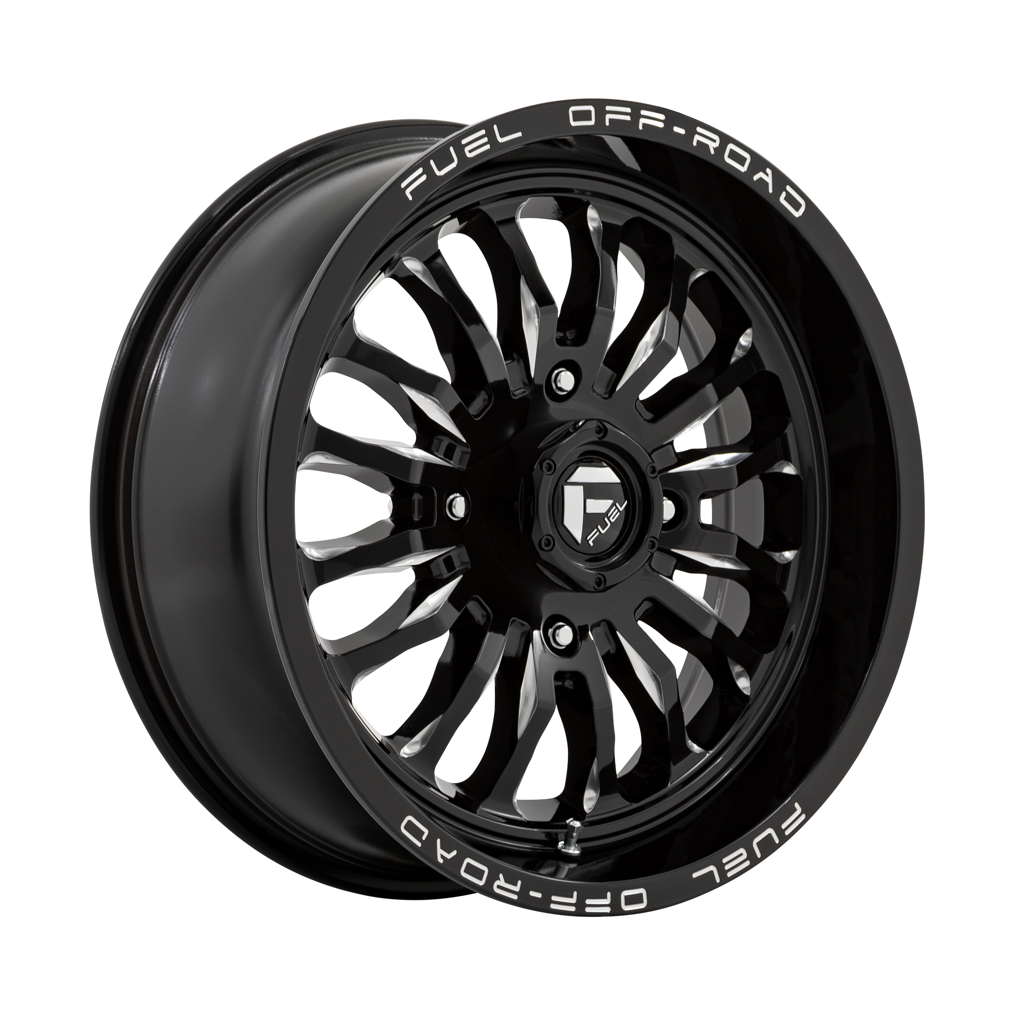 Fuel UTV D821 ARC UTV – 22X7 – 4X137 – 13 mm – GLOSS BLACK MILLED