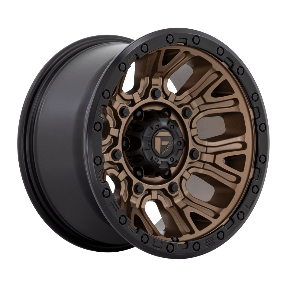Fuel 1PC D826 TRACTION – 20X9 – 8X170 – 1 mm – MATTE BRONZE W/ BLACK RING