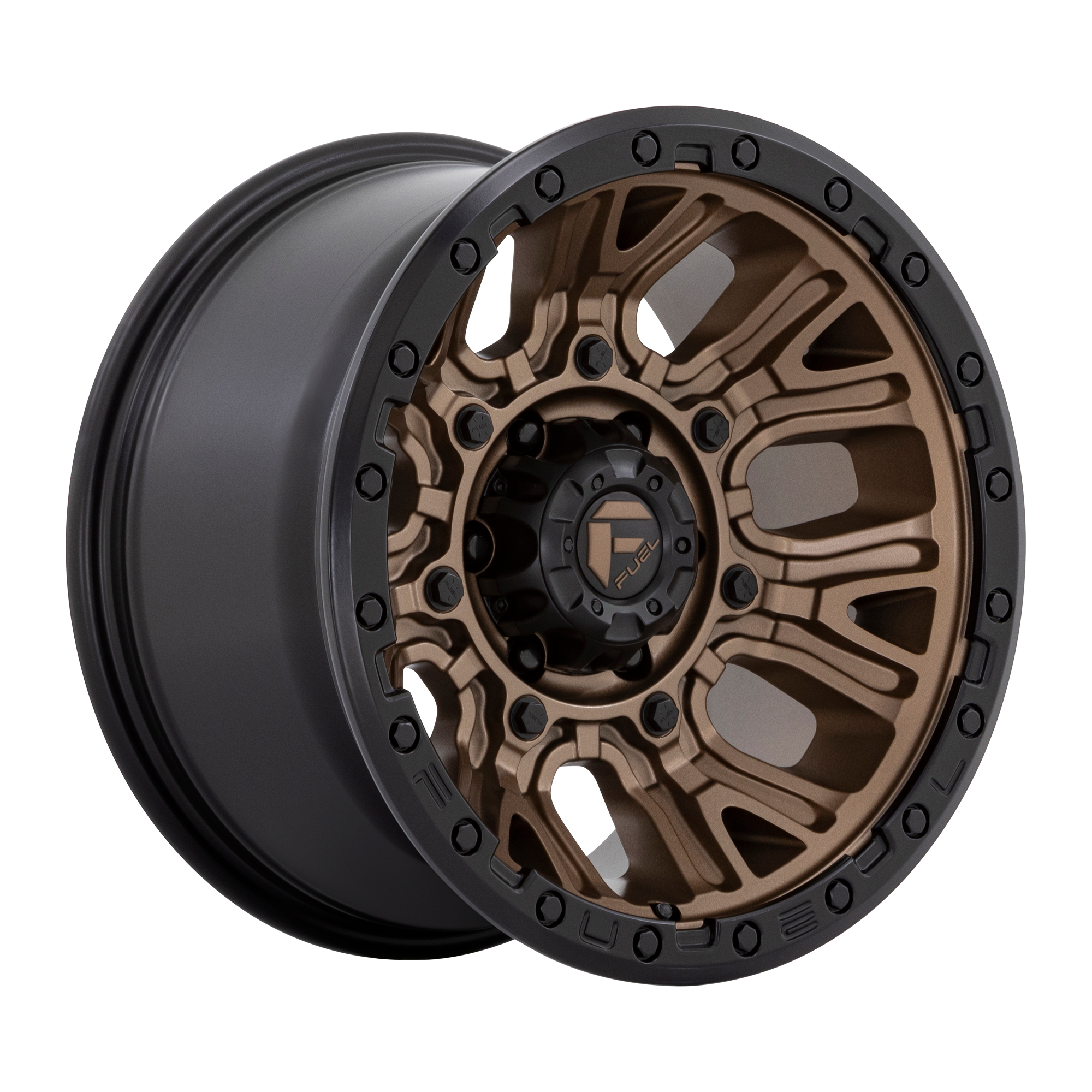 Fuel 1PC D826 TRACTION – 17X9 – 5X127 – -12 mm – MATTE BRONZE W/ BLACK RING